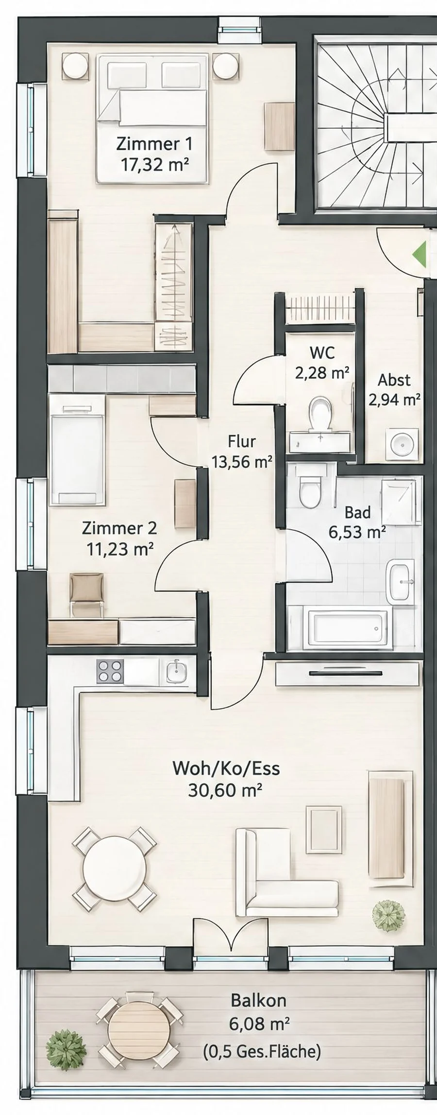 Floor plan WE 04, 1st floor